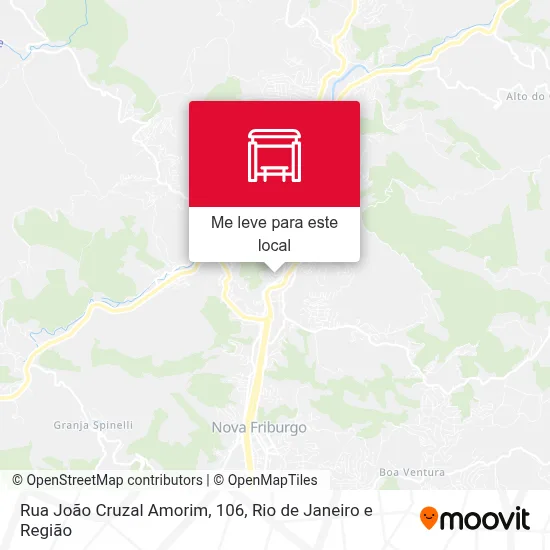 Rua João Cruzal Amorim, 106 mapa