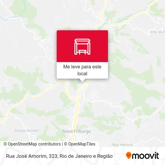 Rua José Amorim, 323 mapa