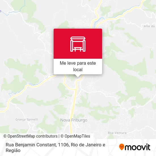 Rua Benjamin Constant, 1106 mapa