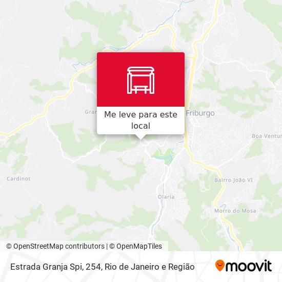 Estrada Granja Spi, 254 mapa
