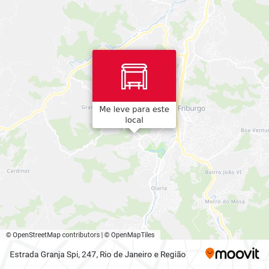 Estrada Granja Spi, 247 mapa