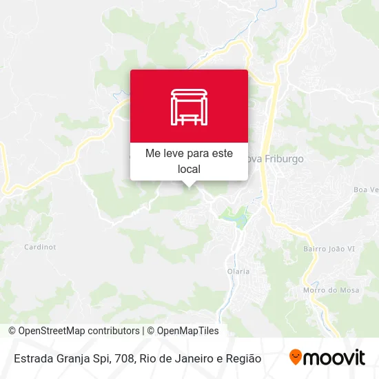 Estrada Granja Spi, 708 mapa