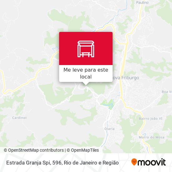 Estrada Granja Spi, 596 mapa