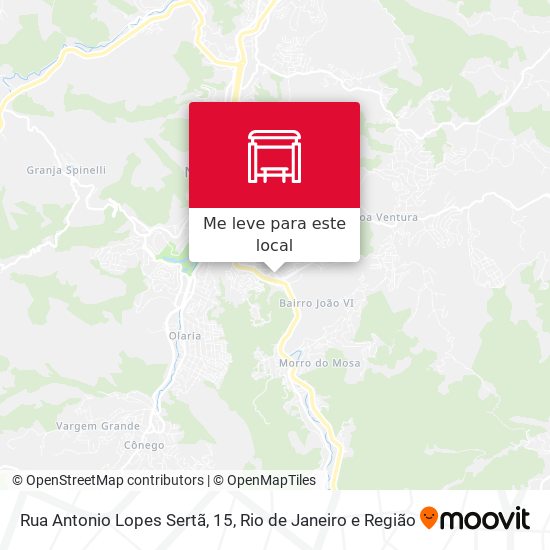 Rua Antonio Lopes Sertã, 15 mapa