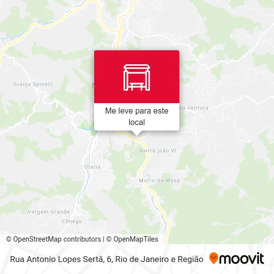 Rua Antonio Lopes Sertã, 6 mapa