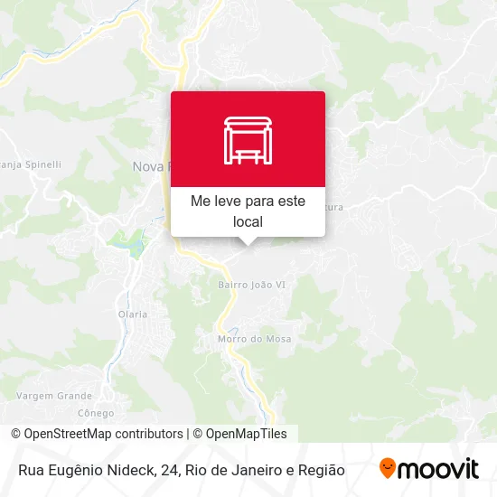 Rua Eugênio Nideck, 24 mapa