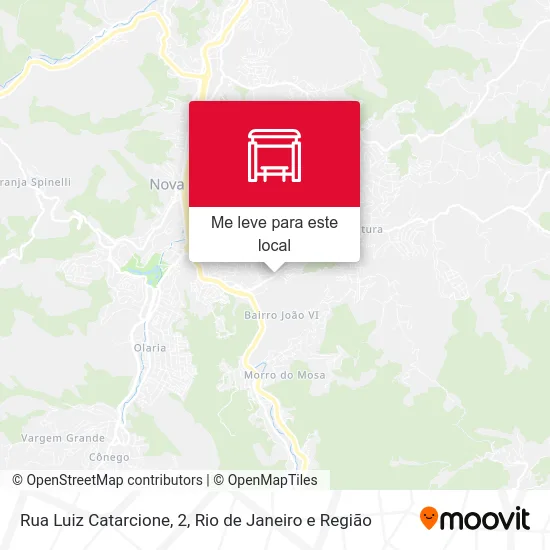 Rua Luiz Catarcione, 2 mapa