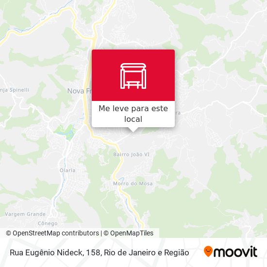 Rua Eugênio Nideck, 158 mapa