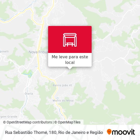 Rua Sebastião Thomé, 180 mapa