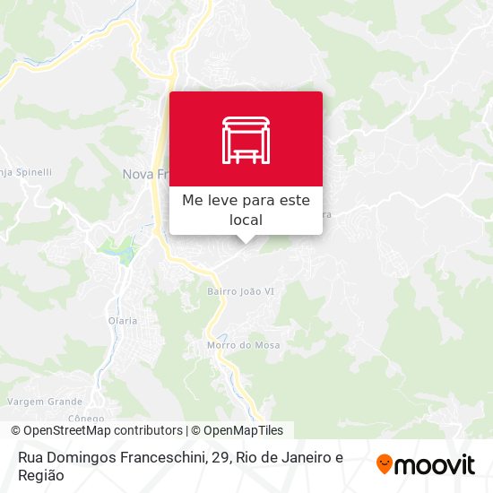 Rua Domingos Franceschini, 29 mapa