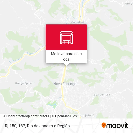 Rj-150, 137 mapa