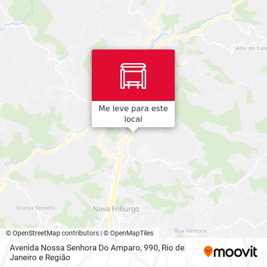 Avenida Nossa Senhora Do Amparo, 990 mapa