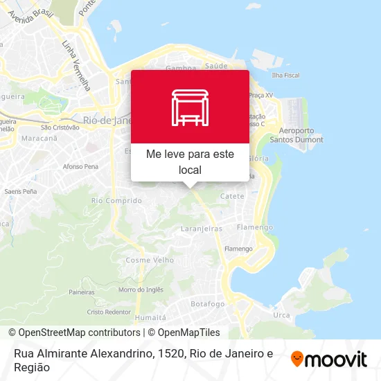 Rua Almirante Alexandrino, 1520 mapa