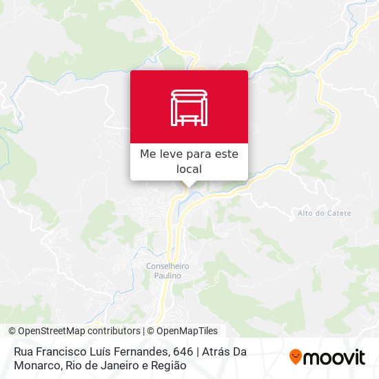 Rua Francisco Luís Fernandes, 646 | Atrás Da Monarco mapa