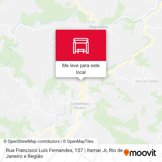 Rua Francisco Luís Fernandes, 157 | Itamar Jr mapa