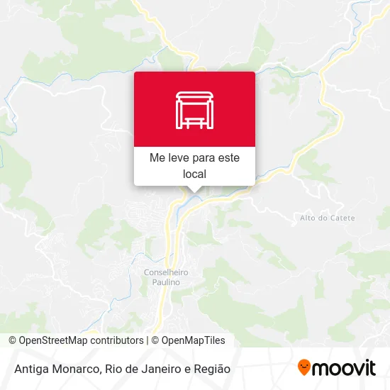 Antiga Monarco mapa