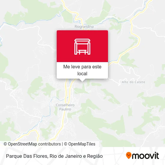 Parque Das Flores mapa