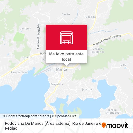 Rodoviária De Maricá (Área Externa) mapa