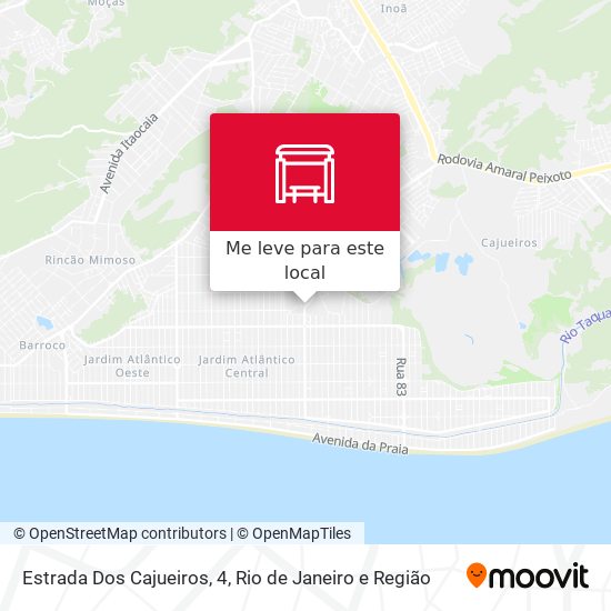 Estrada Dos Cajueiros, 4 mapa