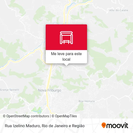 Rua Izelino Maduro mapa
