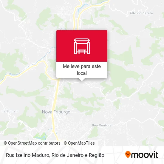 Rua Izelino Maduro mapa