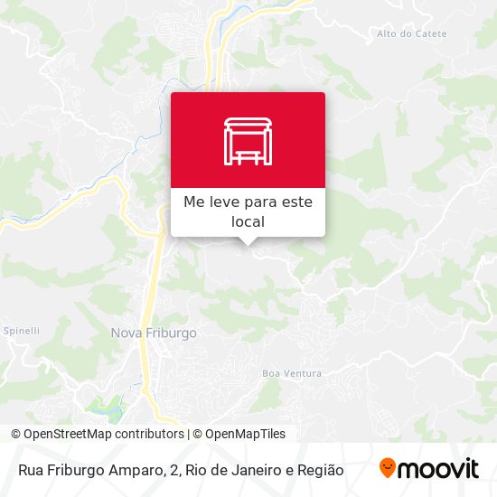 Rua Friburgo Amparo, 2 mapa