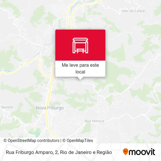 Rua Friburgo Amparo, 2 mapa