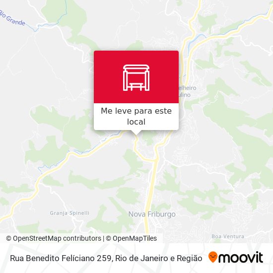 Rua Benedito Felíciano 259 mapa