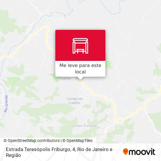 Estrada Teresópolis Friburgo, 4 mapa