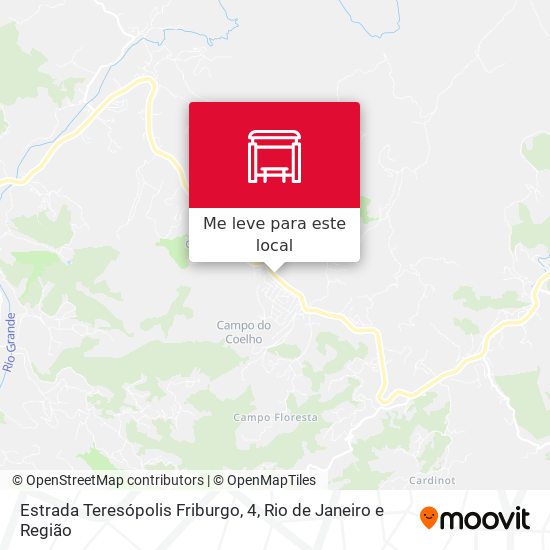 Estrada Teresópolis Friburgo, 4 mapa