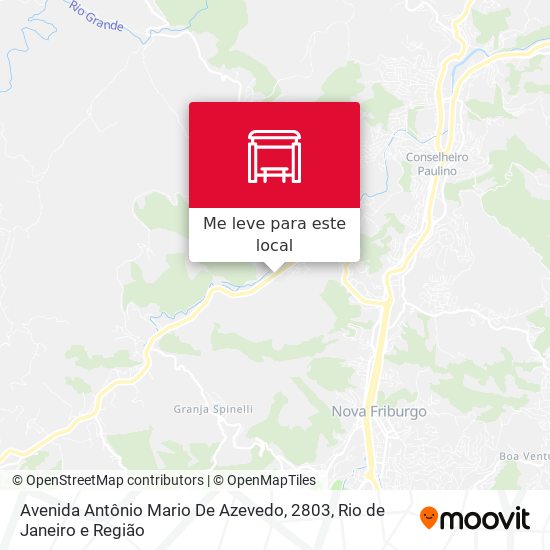 Avenida Antônio Mario De Azevedo, 2803 mapa