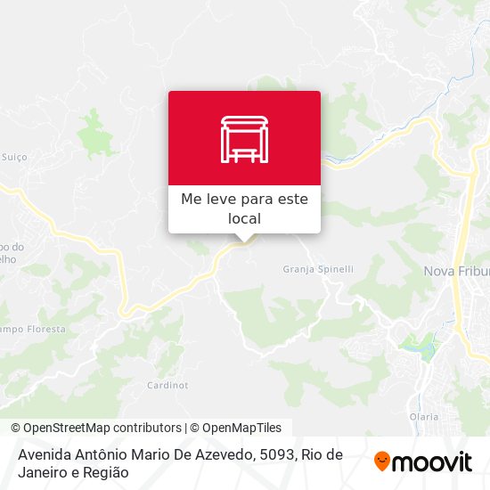 Avenida Antônio Mario De Azevedo, 5093 mapa