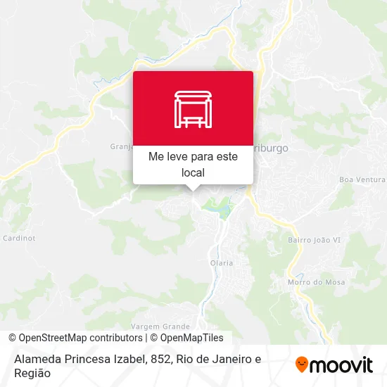 Alameda Princesa Izabel, 852 mapa