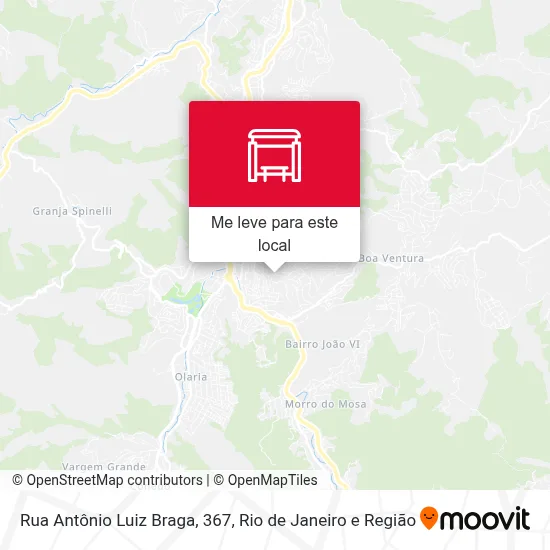 Rua Antônio Luiz Braga, 367 mapa