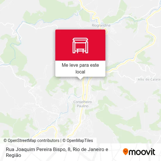 Rua Joaquim Pereira Bispo, 8 mapa