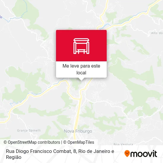 Rua Diogo Francisco Combat, 8 mapa