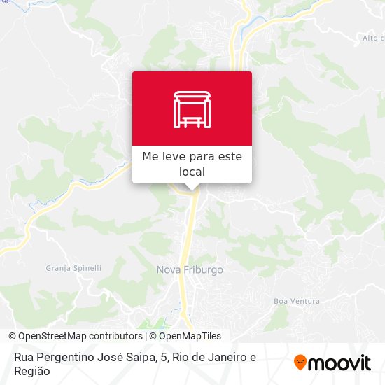Rua Pergentino José Saipa, 5 mapa