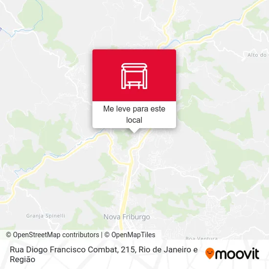 Rua Diogo Francisco Combat, 215 mapa