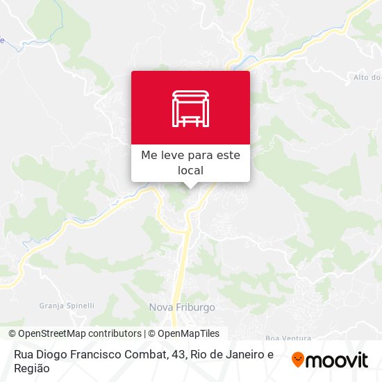 Rua Diogo Francisco Combat, 43 mapa