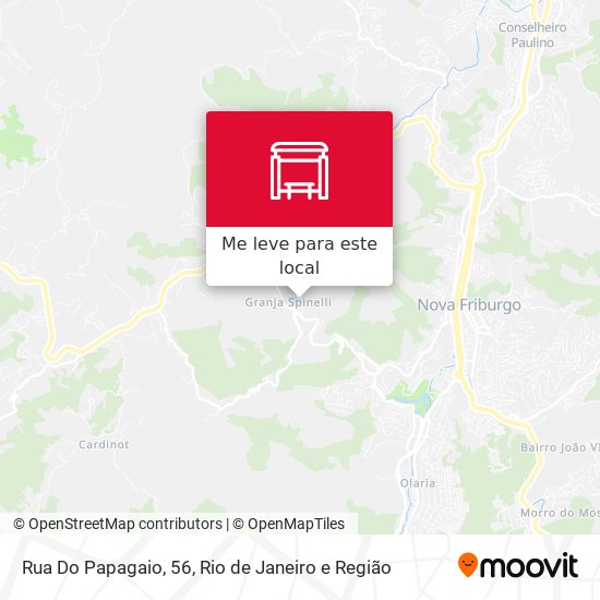 Rua Do Papagaio, 56 mapa