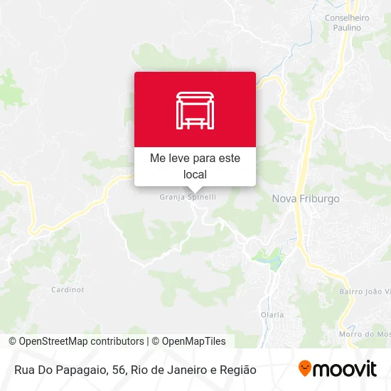 Rua Do Papagaio, 56 mapa