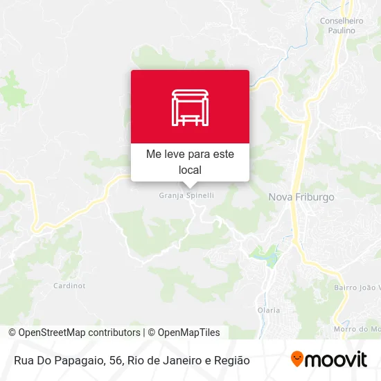 Rua Do Papagaio, 56 mapa