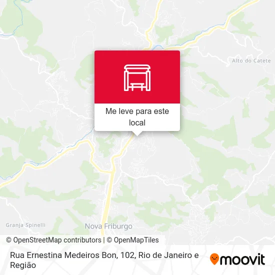 Rua Ernestina Medeiros Bon, 102 mapa