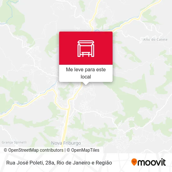 Rua José Poleti, 28a mapa