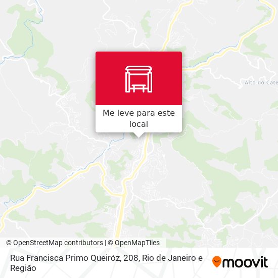 Rua Francisca Primo Queiróz, 208 mapa