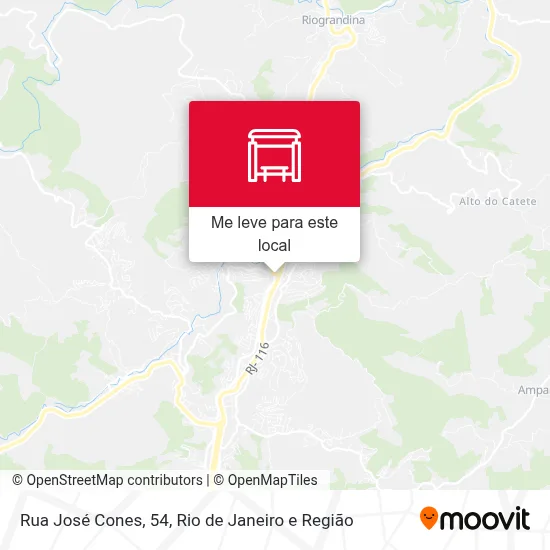 Rua José Cones, 54 mapa