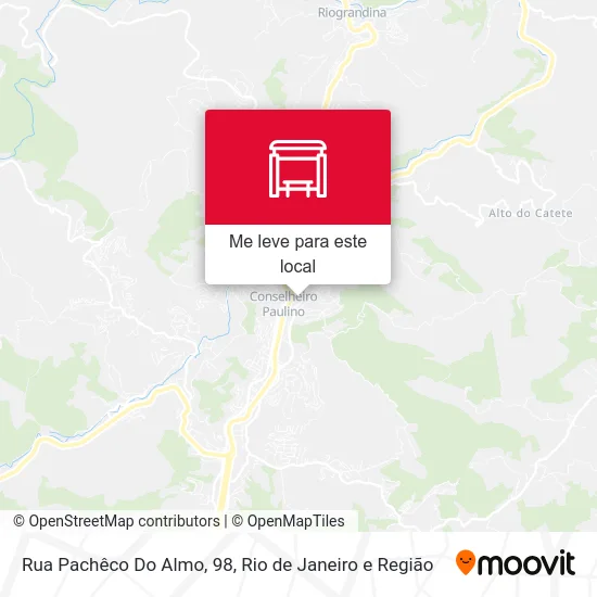 Rua Pachêco Do Almo, 98 mapa
