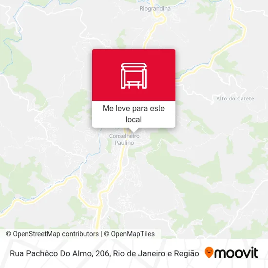 Rua Pachêco Do Almo, 206 mapa