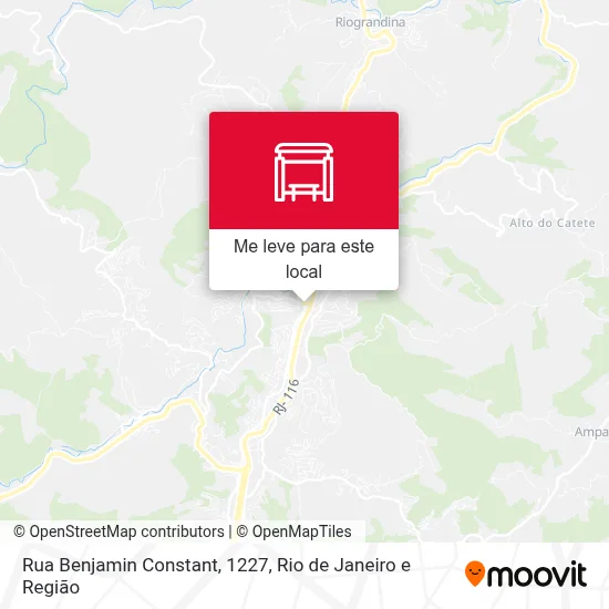 Rua Benjamin Constant, 1227 mapa
