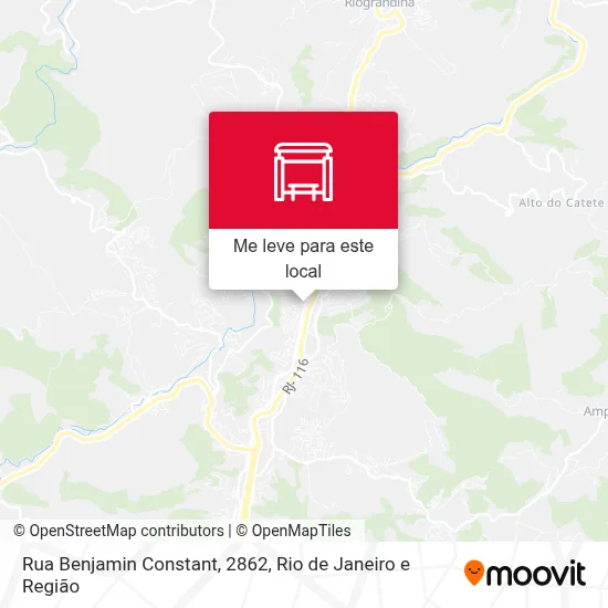 Rua Benjamin Constant, 2862 mapa
